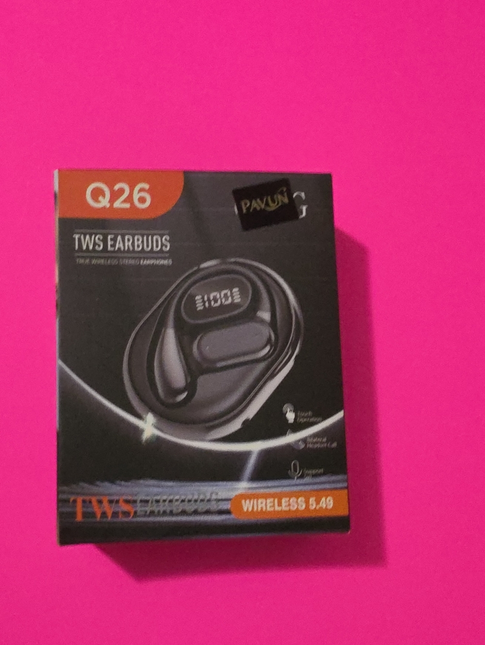 Q26 TWS Wireless Earbuds - Black